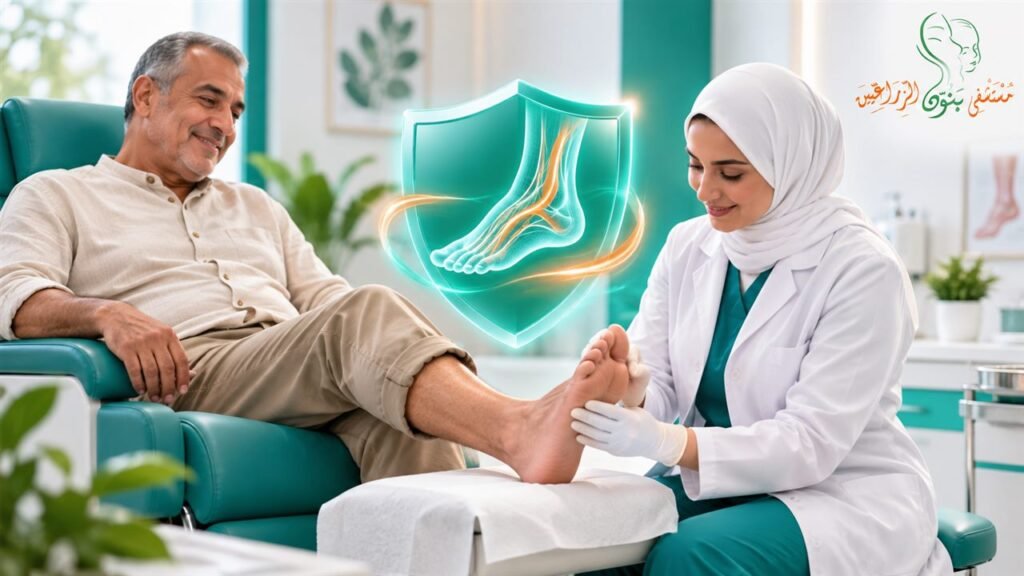 العناية بالقدم السكري: خطوات صغيرة تمنع مشكلات كبيرة