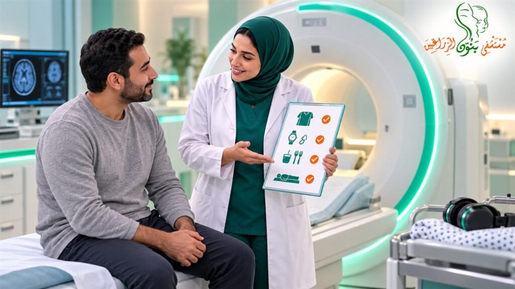 قبل الرنين المغناطيسي أو الأشعة المقطعية: قائمة الاستعداد
